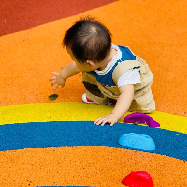 Wet Poured Rubber EPDM Rubber Granules Safety Playground