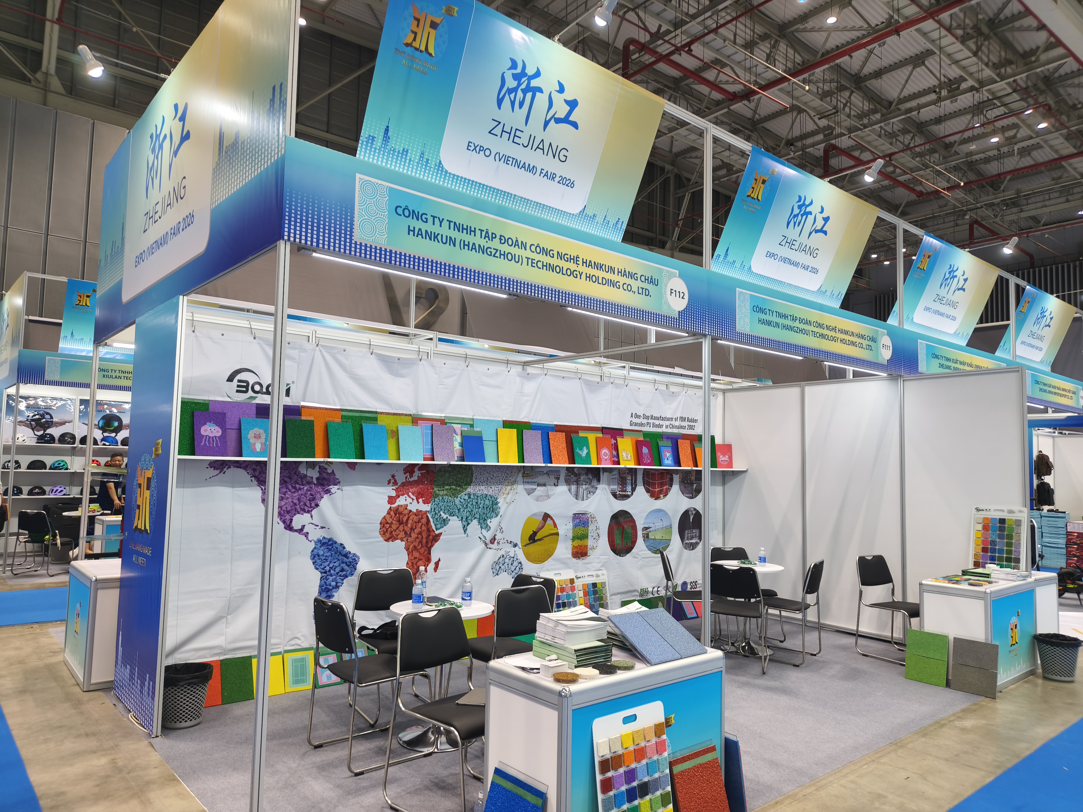 Baoli Technology booth F111-112 at the 14th Zhejiang Export Commodities Fair in Vietnam